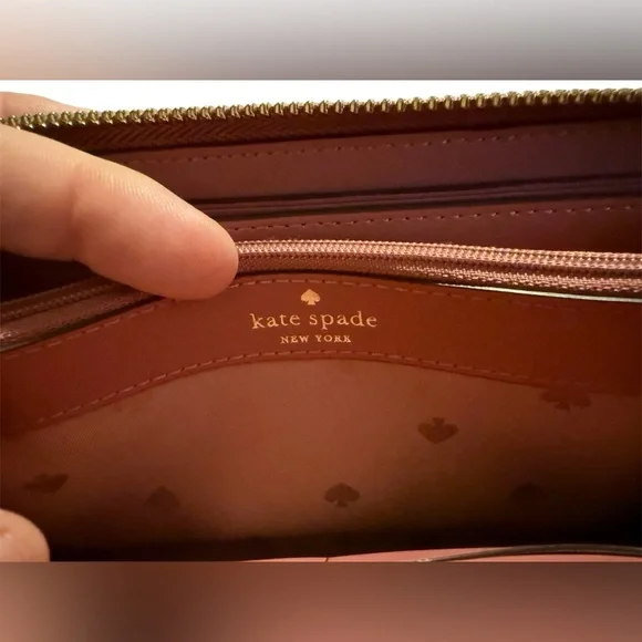 Kate Spade Women's Mauve Leather Wallet - Picture 3 of 7